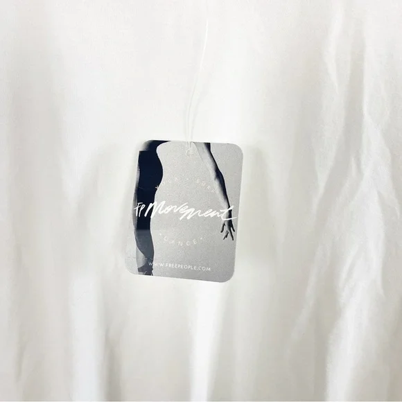 Free People Movement Long Sleeve Layered Top – Off White | Size L - Picture 4 of 7